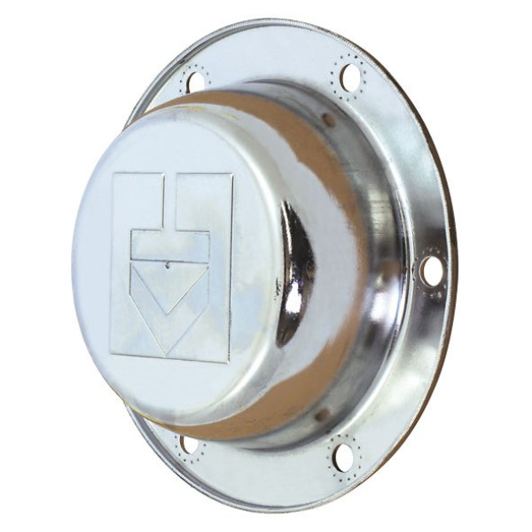 General purpose chrome hub cap 6 hole 140mm PCD