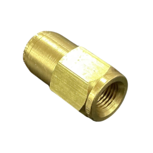 1/2 x 1/4 NPTF female connector brass DOT air brake push-in fitting