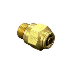 3/8 x M14 male connector brass DOT air brake push-in fitting
