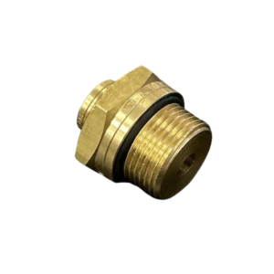 3/8 x M22 male connector brass DOT air brake push-in fitting