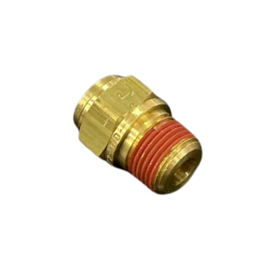 1/2 x 3/8 NPT male connector brass DOT air brake push-in fitting