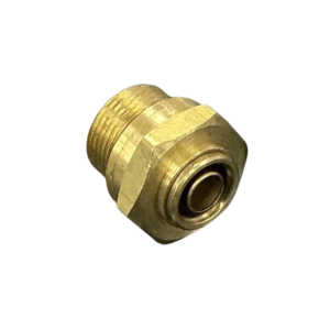 1/2 x M22 male connector brass DOT air brake push-in fitting