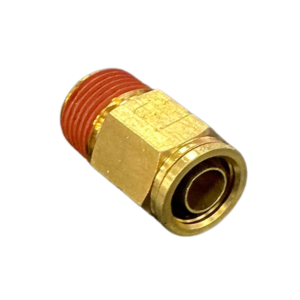 5/8 x 1/2 NPT male connector brass DOT air brake push-in fitting