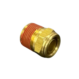 3/4 x 3/4 NPT male connector brass air brake push-in fitting