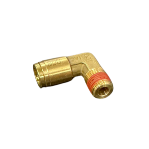 3/8 x 1/8 NPT male elbow brass air brake push-in fitting