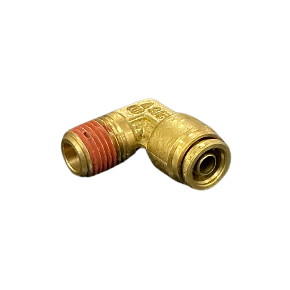3/8 x 1/4 NPT male elbow brass air brake push-in fitting