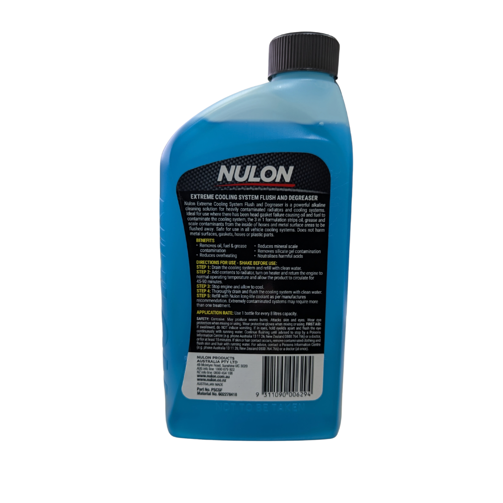 Nulon Pro-Strength Extreme Cooling System Flush & Degreaser 500ml - Image 2